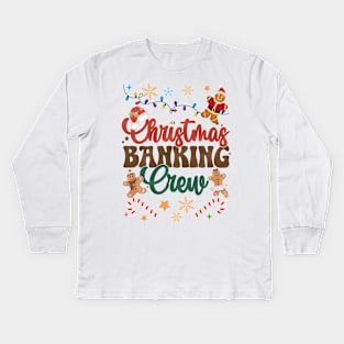 Christmas Cookie Baking Crew Kids Long Sleeve T-Shirt